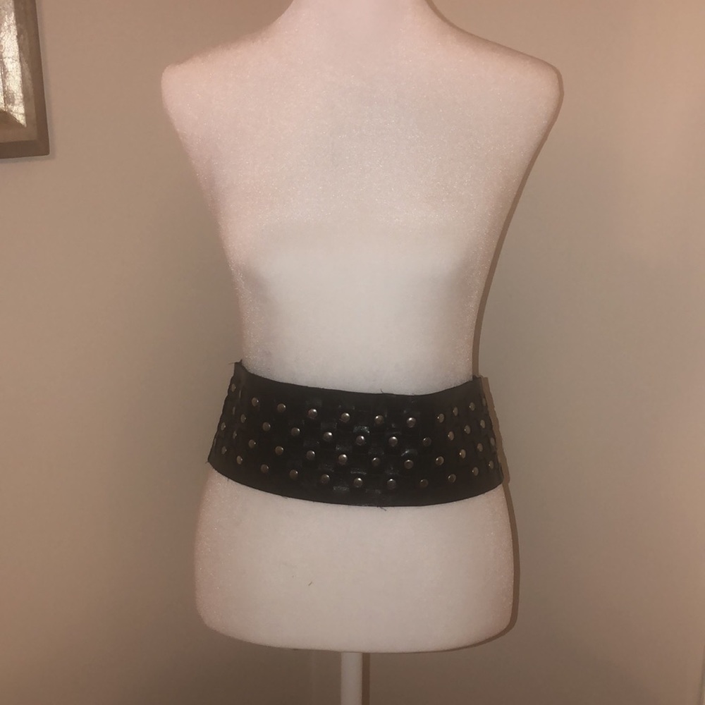 EUC black belt with silver studs